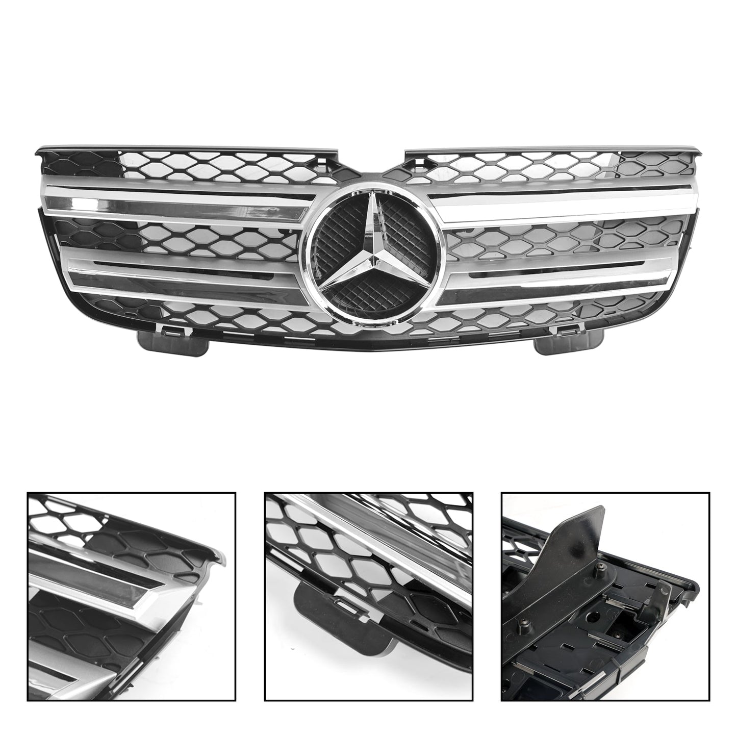 Griglia paraurti anteriore Mercedes Benz Classe GL X164 GL350 2010-2012 cromata