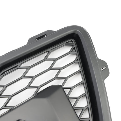 Griglia paraurti anteriore a nido d'ape nera opaca stile Raptor per Ford F150 1999-2003 con LED
