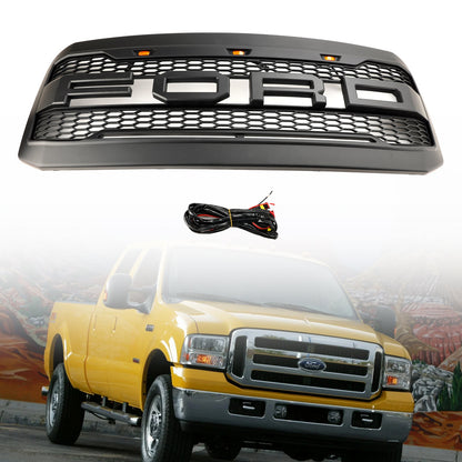 Griglia paraurti anteriore a LED per Ford F250 F350 Super Duty 2005-2007