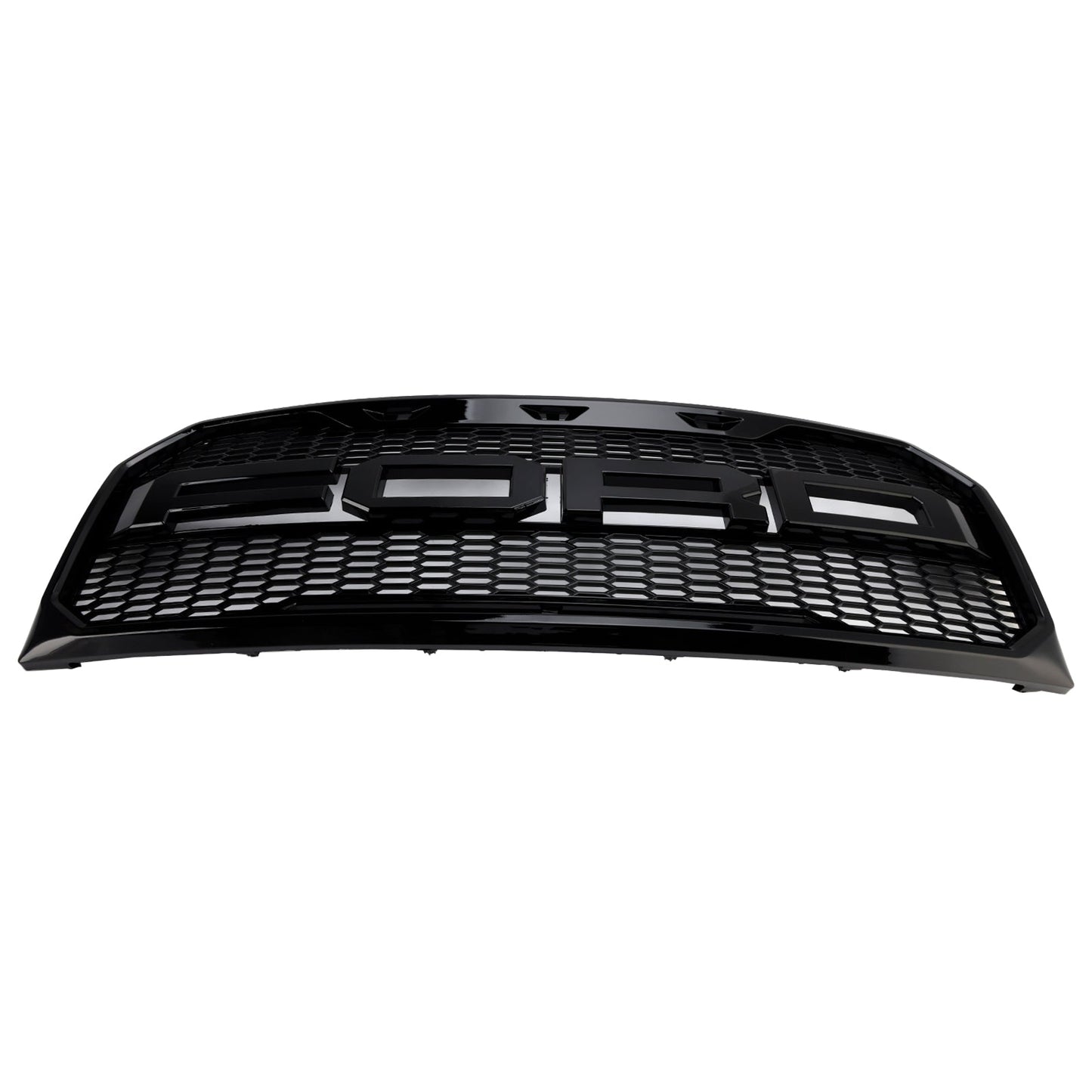 Griglia paraurti anteriore stile Raptor nero lucido adatta per Ford F150 2009-2014