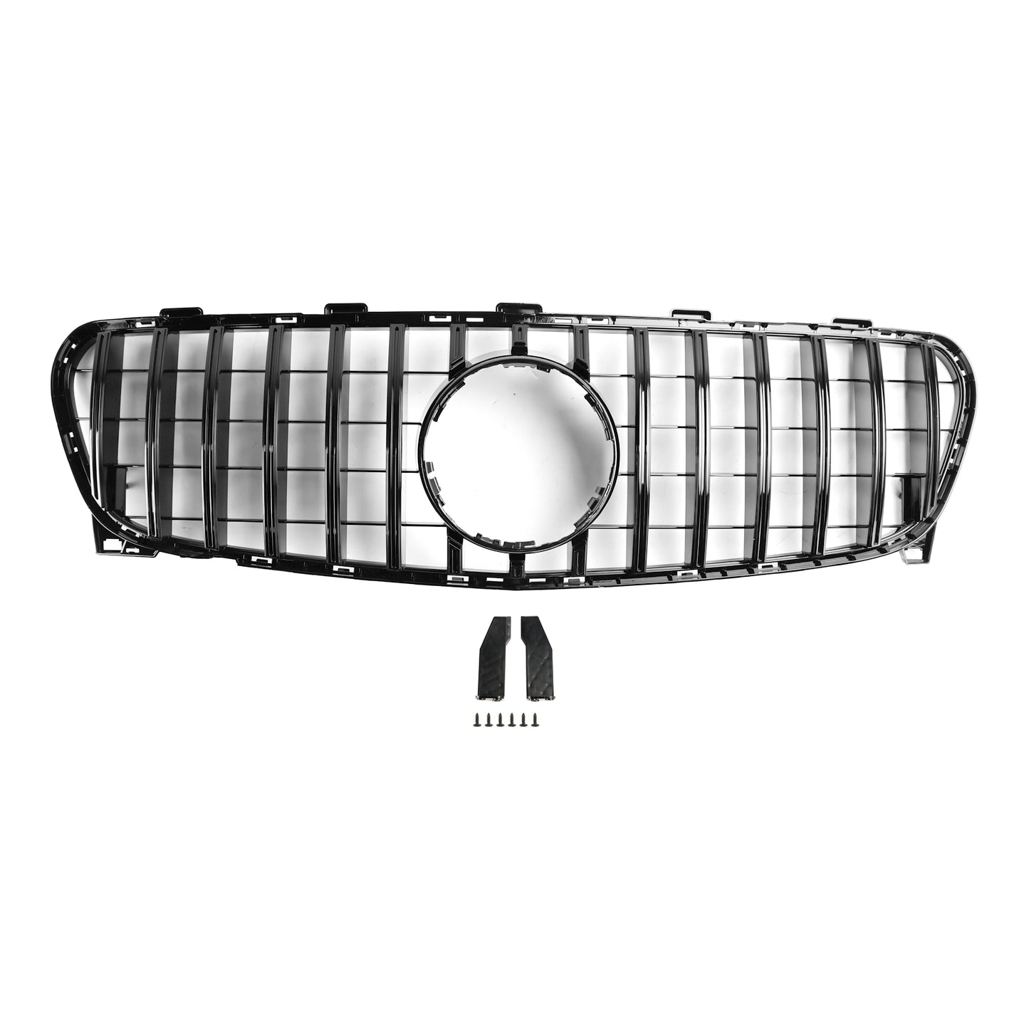 Per Mercedes Benz Classe GLA W156 X156 2017 2018 2019 Facelift Griglia anteriore Nero