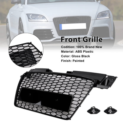 Griglia anteriore a nido d'ape Audi TT TTS RS 2006-2014 nera lucida