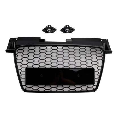 Per 2006-2014 Audi TT TTS RS Griglia anteriore a nido nera lucida