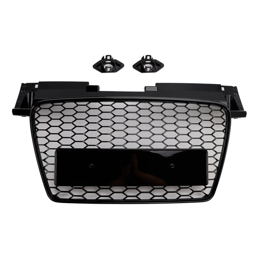 Griglia anteriore a nido d'ape Audi TT TTS RS 2006-2014 nera lucida