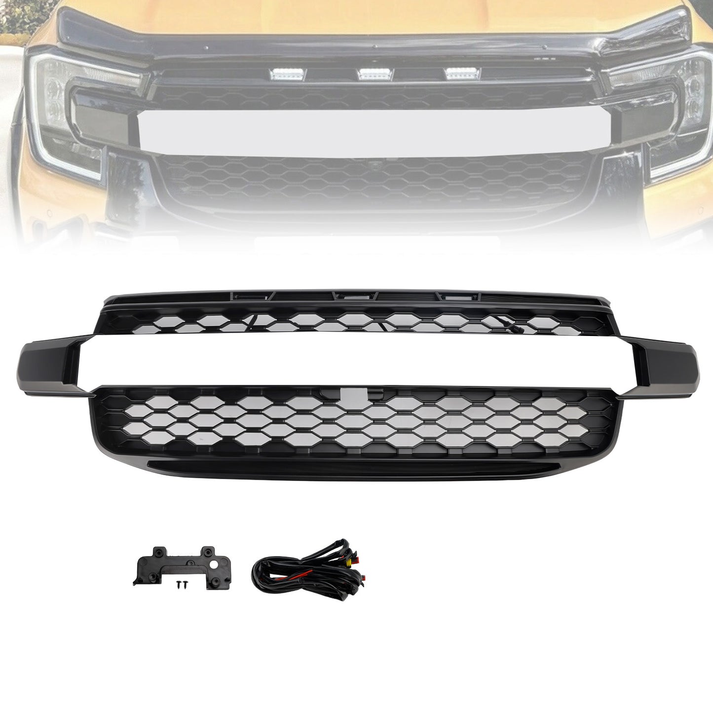 Per 2023-2024 Ford Ranger Everest Next Gen T9 Wildtrak Griglia paraurti anteriore