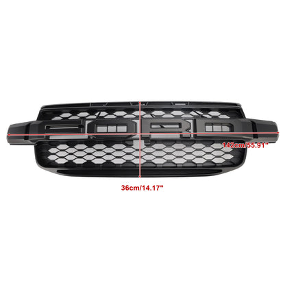 Per Ford Ranger Next Gen T9 2023-2024 Griglia paraurti anteriore nera con luce LED