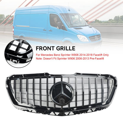 Griglia paraurti anteriore Mercedes Benz Sprinter W906 2014-2018, nera