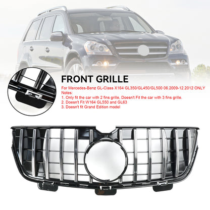 Griglia paraurti anteriore Mercedes-Benz GL X164 GL450 GL500 2010-2012, cromata