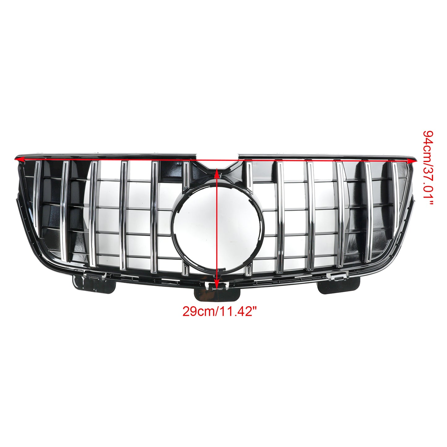 Griglia paraurti anteriore Mercedes-Benz GL X164 GL450 GL500 2010-2012, cromata
