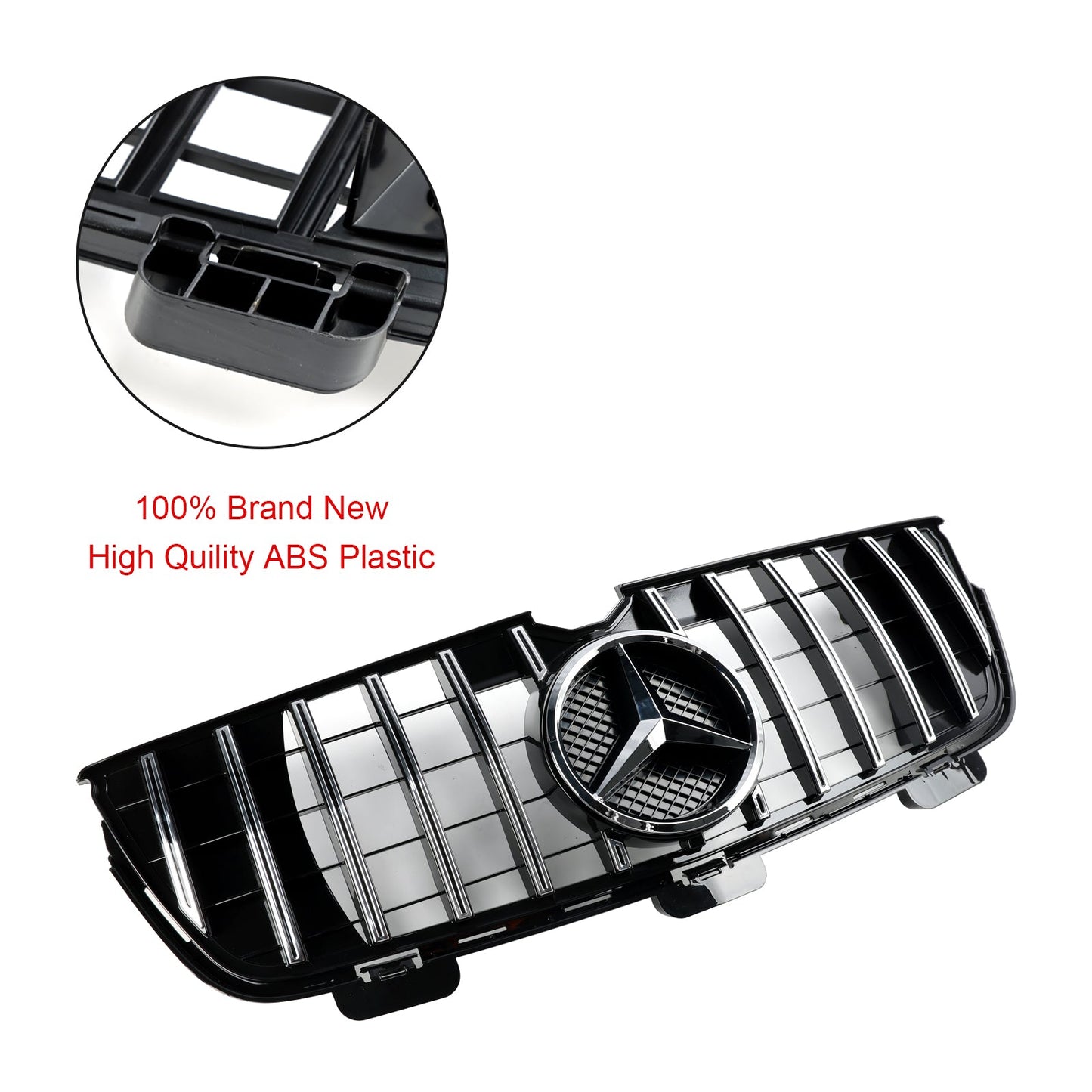 Griglia paraurti anteriore Mercedes-Benz GL X164 GL450 GL500 2010-2012, cromata