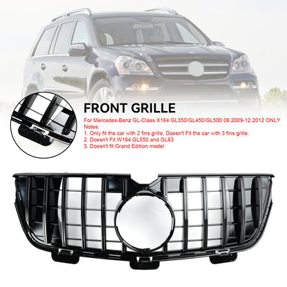 Griglia paraurti anteriore Mercedes-Benz GL X164 GL450 GL500 2010-2012, cromata
