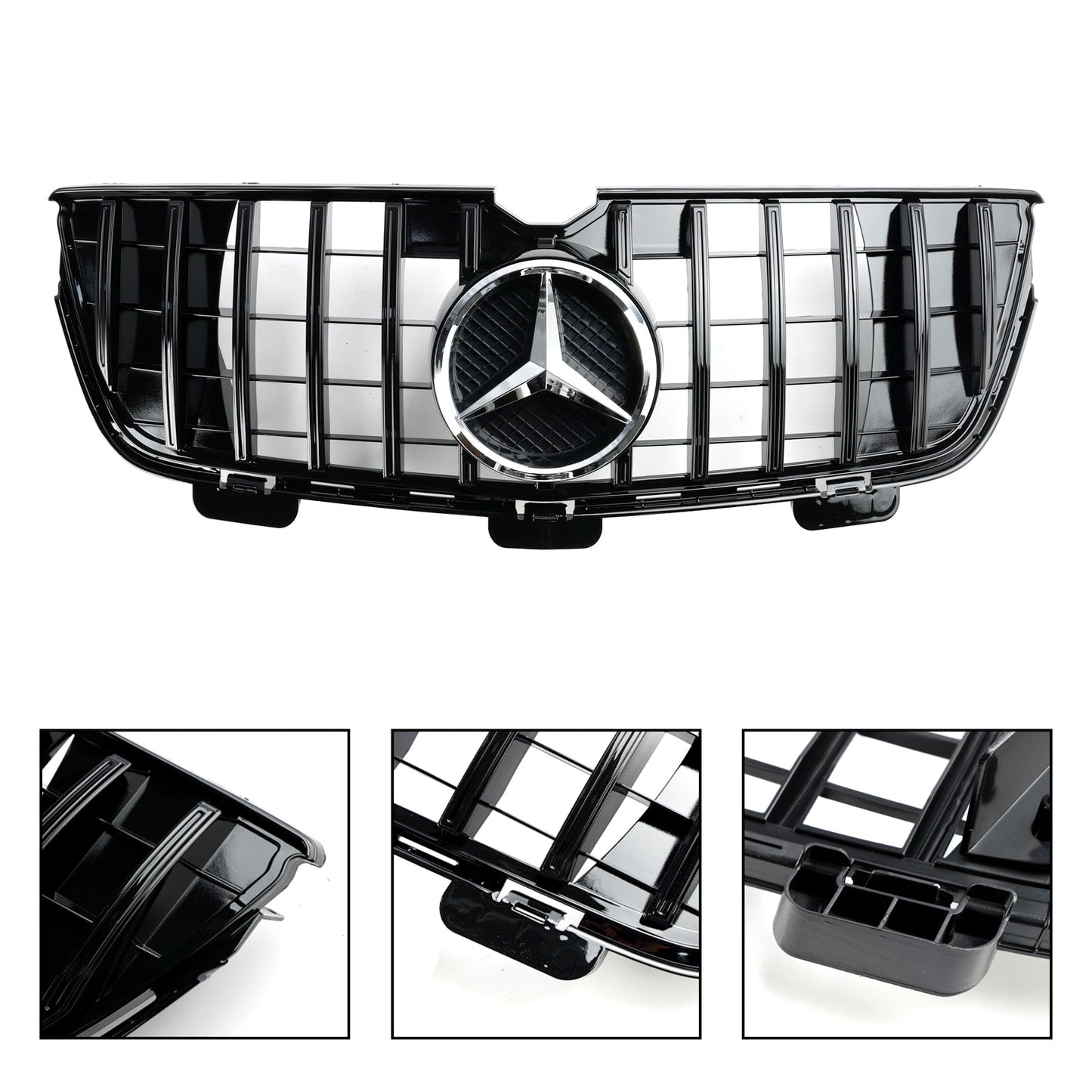 Griglia paraurti anteriore Mercedes-Benz GL X164 GL450 GL500 2010-2012, cromata