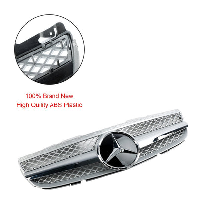 2007-2008 Mercedes Benz R230 SL550 SL600 1 Fin Star Paraurti anteriore Griglia superiore