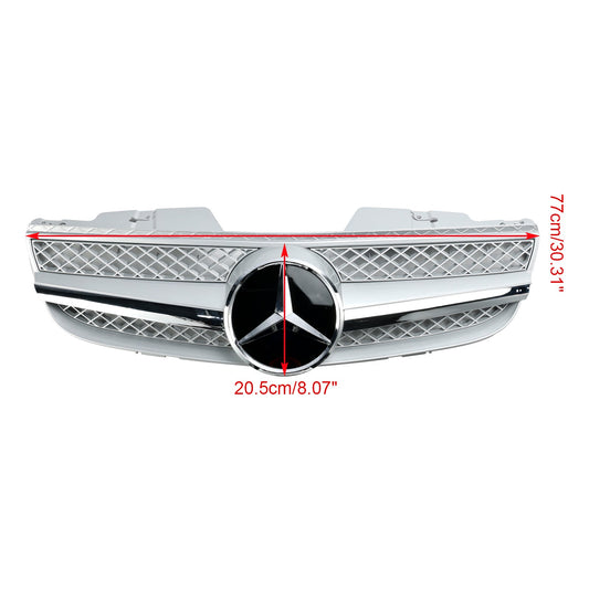 2007-2008 Mercedes Benz R230 SL550 SL600 1 Fin Star Paraurti anteriore Griglia superiore