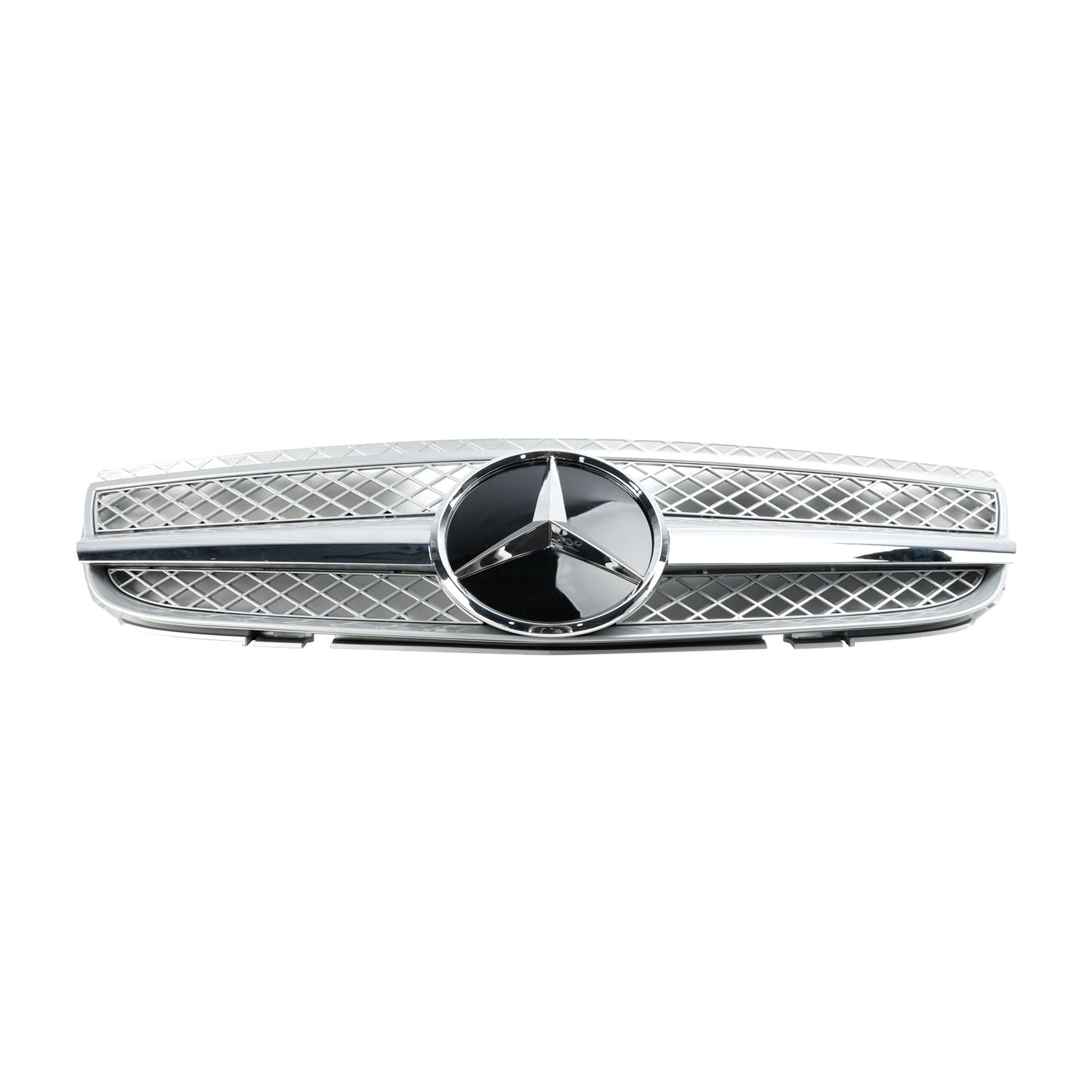 2007-2008 Mercedes Benz R230 SL550 SL600 1 Fin Star Paraurti anteriore Griglia superiore