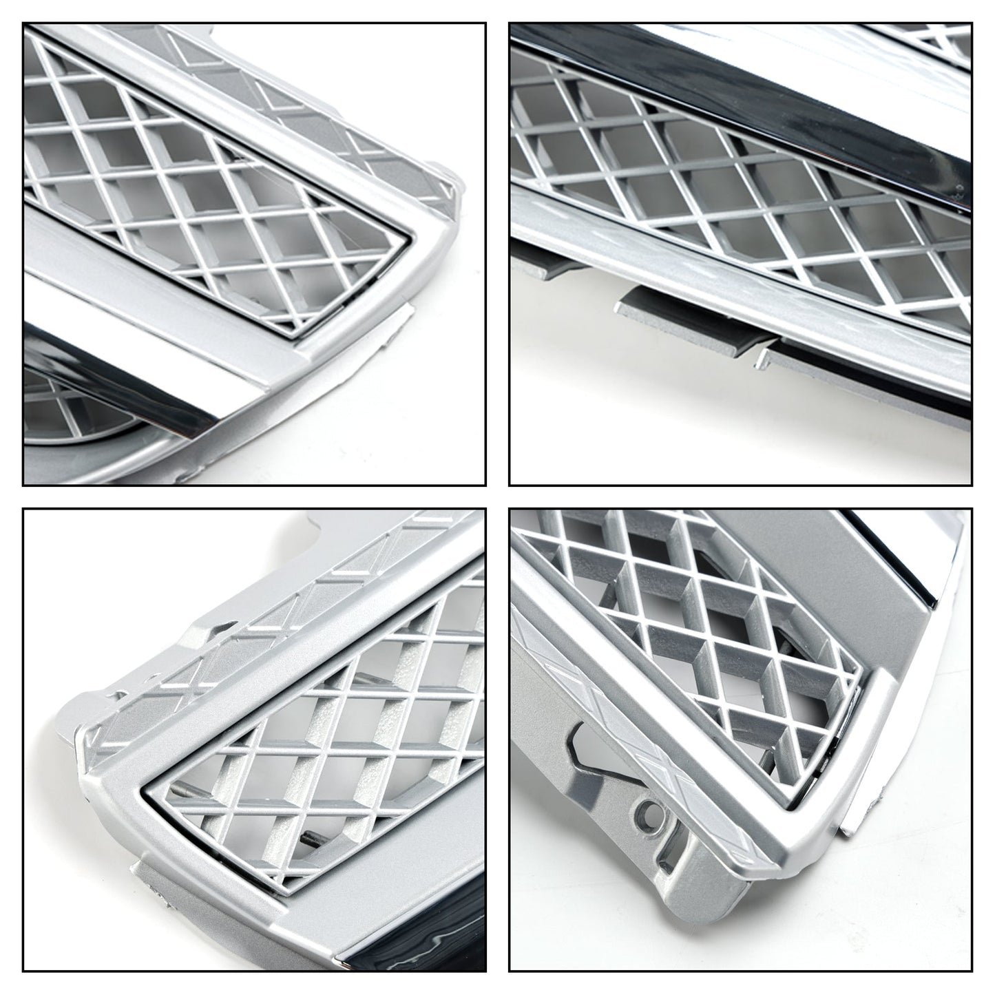2007-2008 Mercedes Benz R230 SL550 SL600 1 Fin Star Paraurti anteriore Griglia superiore