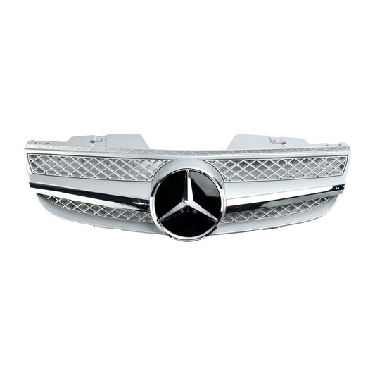 2007-2008 Mercedes Benz R230 SL550 SL600 1 Fin Star Paraurti anteriore Griglia superiore