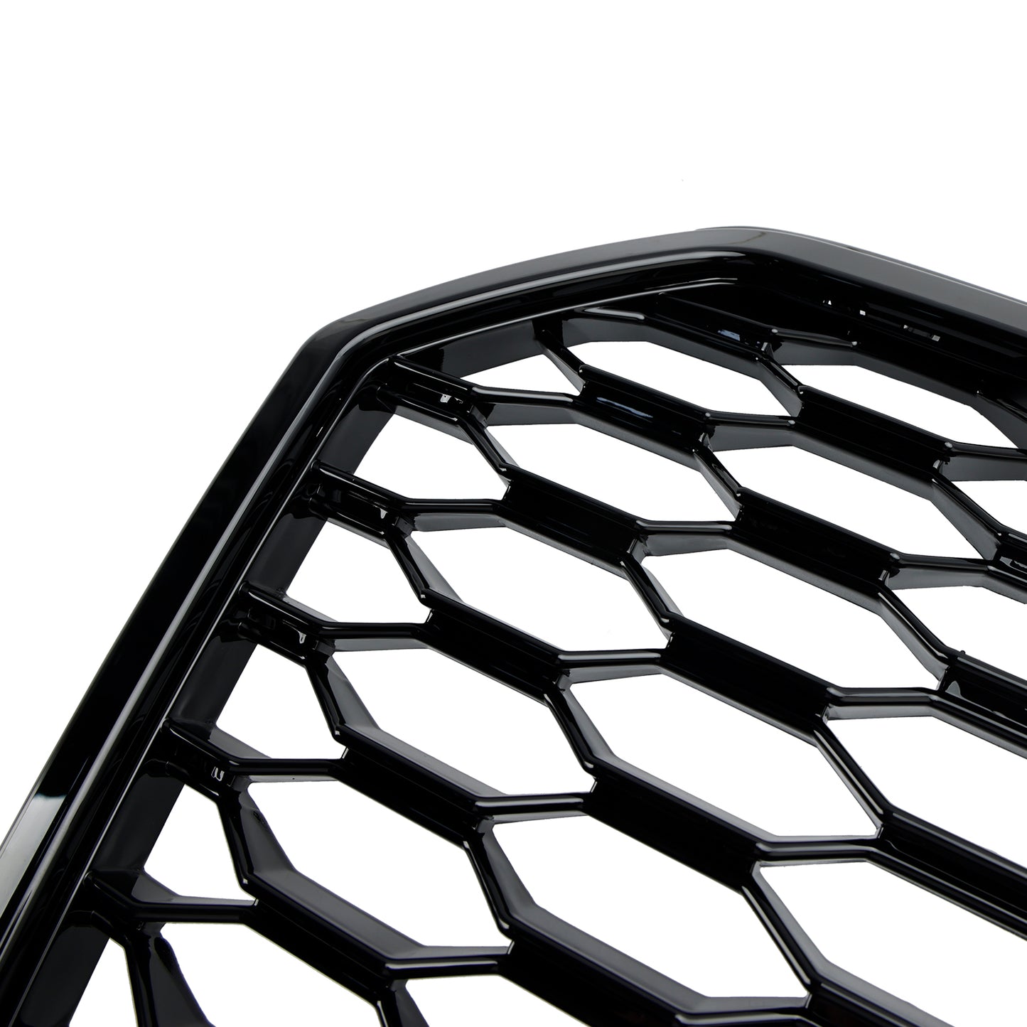 Griglia paraurti anteriore a nido d'ape Audi A7 C7 S7 RS7 Style 2016-2018, nera