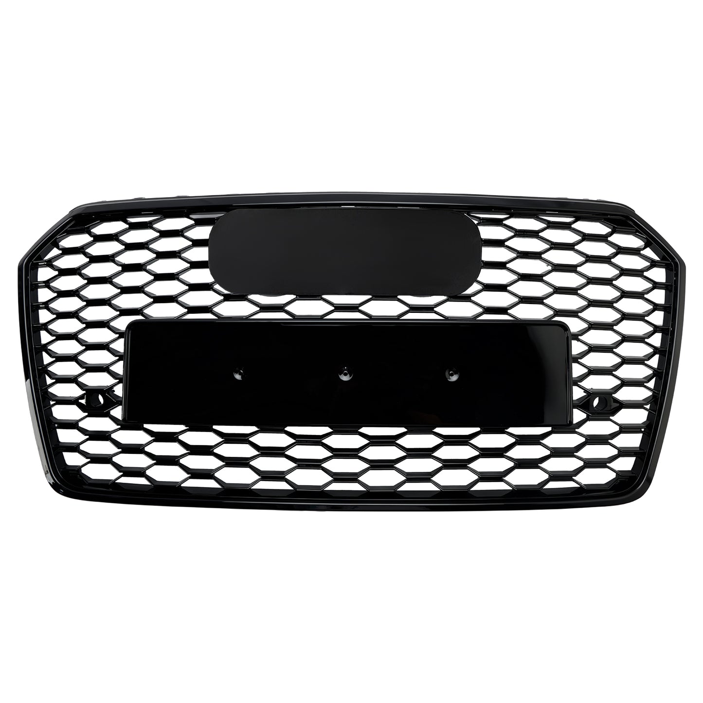 Griglia paraurti anteriore a nido d'ape Audi A7 C7 S7 RS7 Style 2016-2018, nera