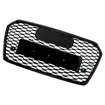 Griglia paraurti anteriore a nido d'ape Audi A7 C7 S7 RS7 Style 2016-2018, nera