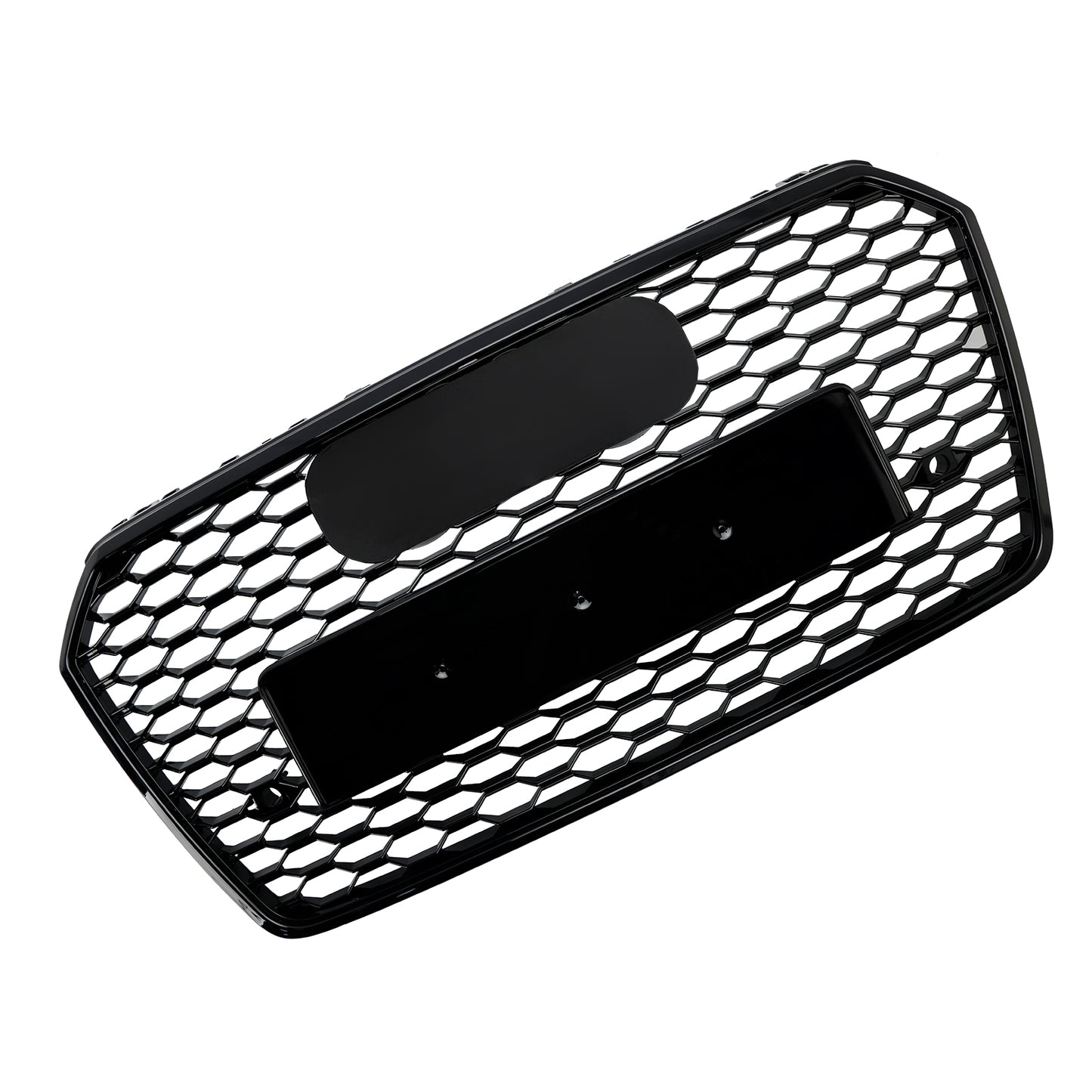 Griglia paraurti anteriore a nido d'ape Audi A7 C7 S7 RS7 Style 2016-2018, nera