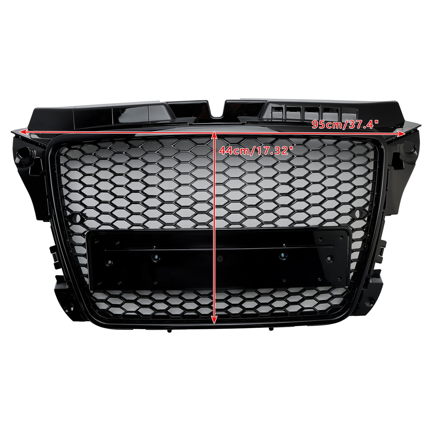 ABS 2008-2013 Audi A3 8P RS3 Grill a nido d'ape in stile RS3 per paraurti anteriore