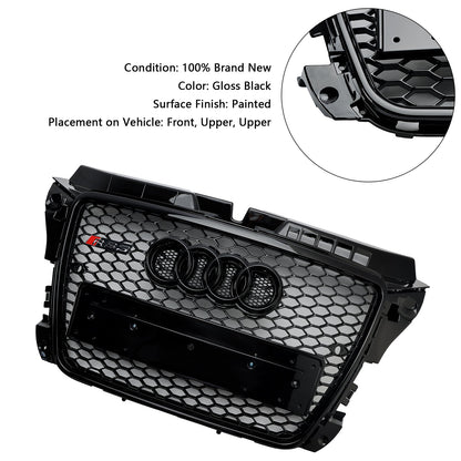 Griglia paraurti anteriore a nido d'ape Audi A3 8P RS3 Style 2008-2013