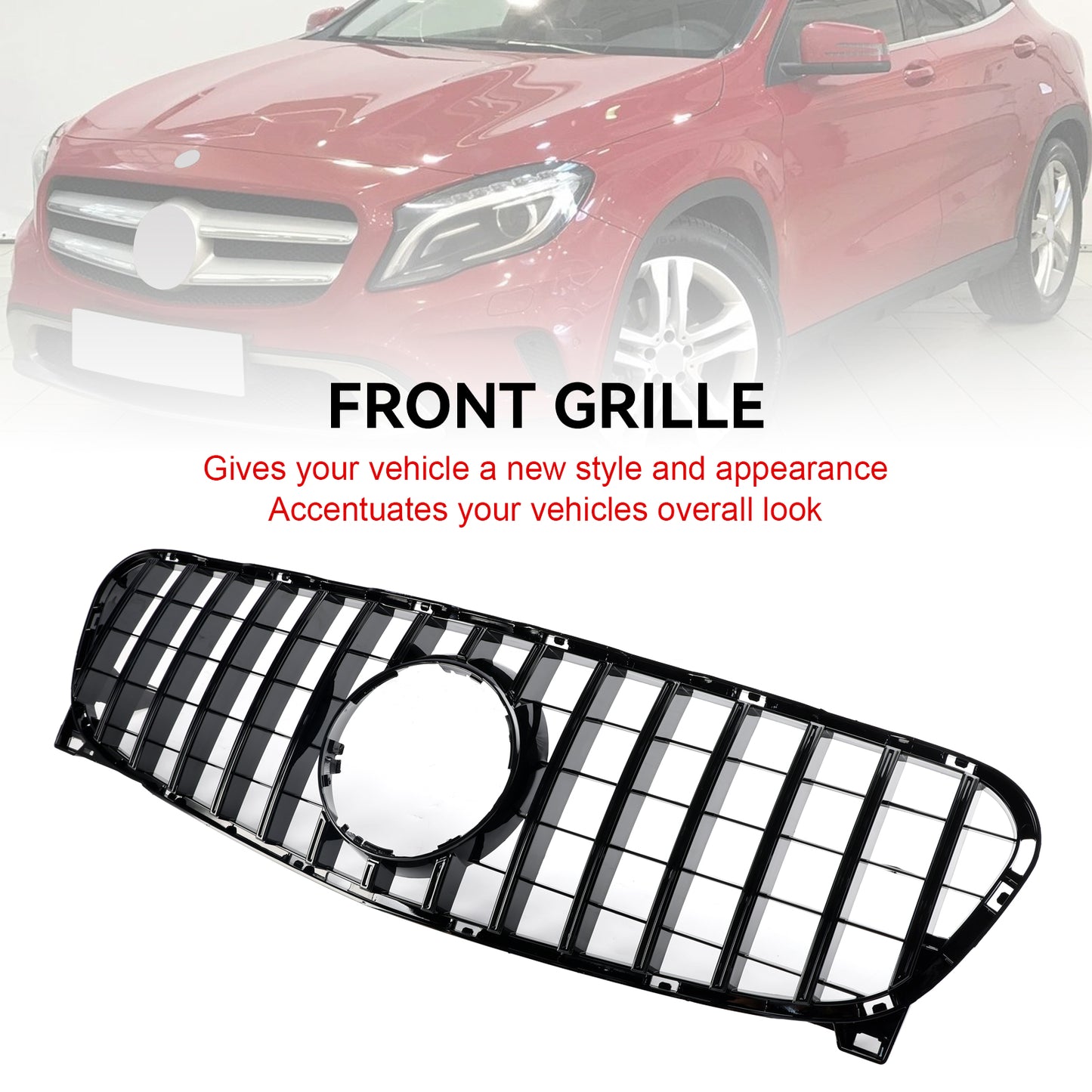 1568880460 Per Mercedes Benz Classe GLA W156 X156 GLA45 180 250 2013-2017 Griglia del radiatore anteriore