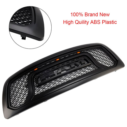 Griglia paraurti anteriore nera con luce a LED per Dodge Ram 1500 2009-2012