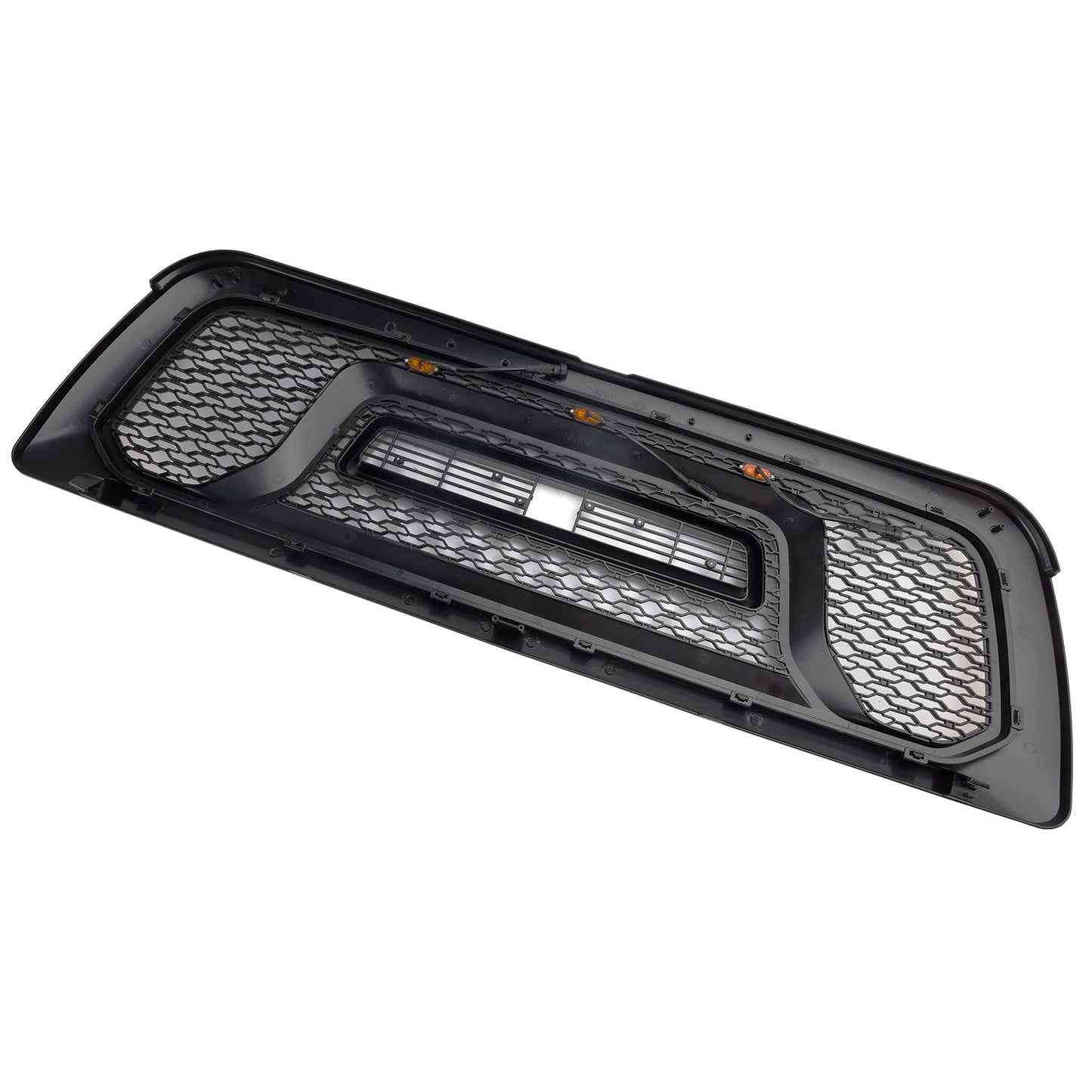 Griglia paraurti anteriore nera con luce a LED per Dodge Ram 1500 2009-2012