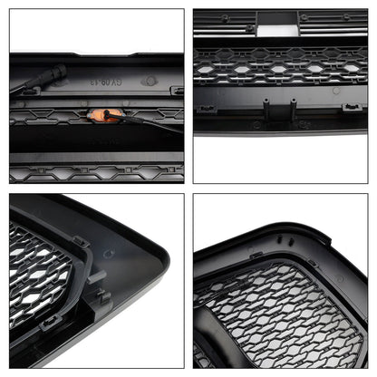 Griglia paraurti anteriore nera con luce a LED per Dodge Ram 1500 2009-2012
