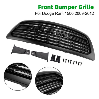 Griglia paraurti anteriore stile LTD Dodge Ram 1500 con luce a LED 2009-2012