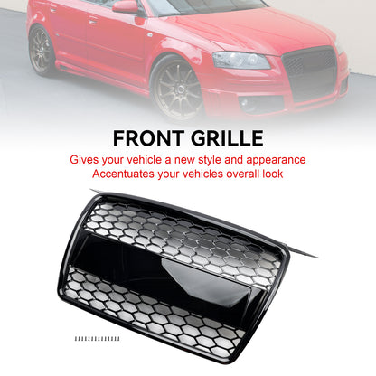 Per Audi A3 8P RS3 2004-2008 Grilla per paraurti anteriore in stile 8P4853651A