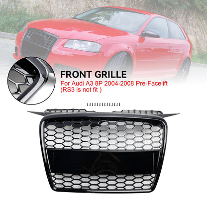 Per Audi A3 8P RS3 2004-2008 Grilla per paraurti anteriore in stile 8P4853651A