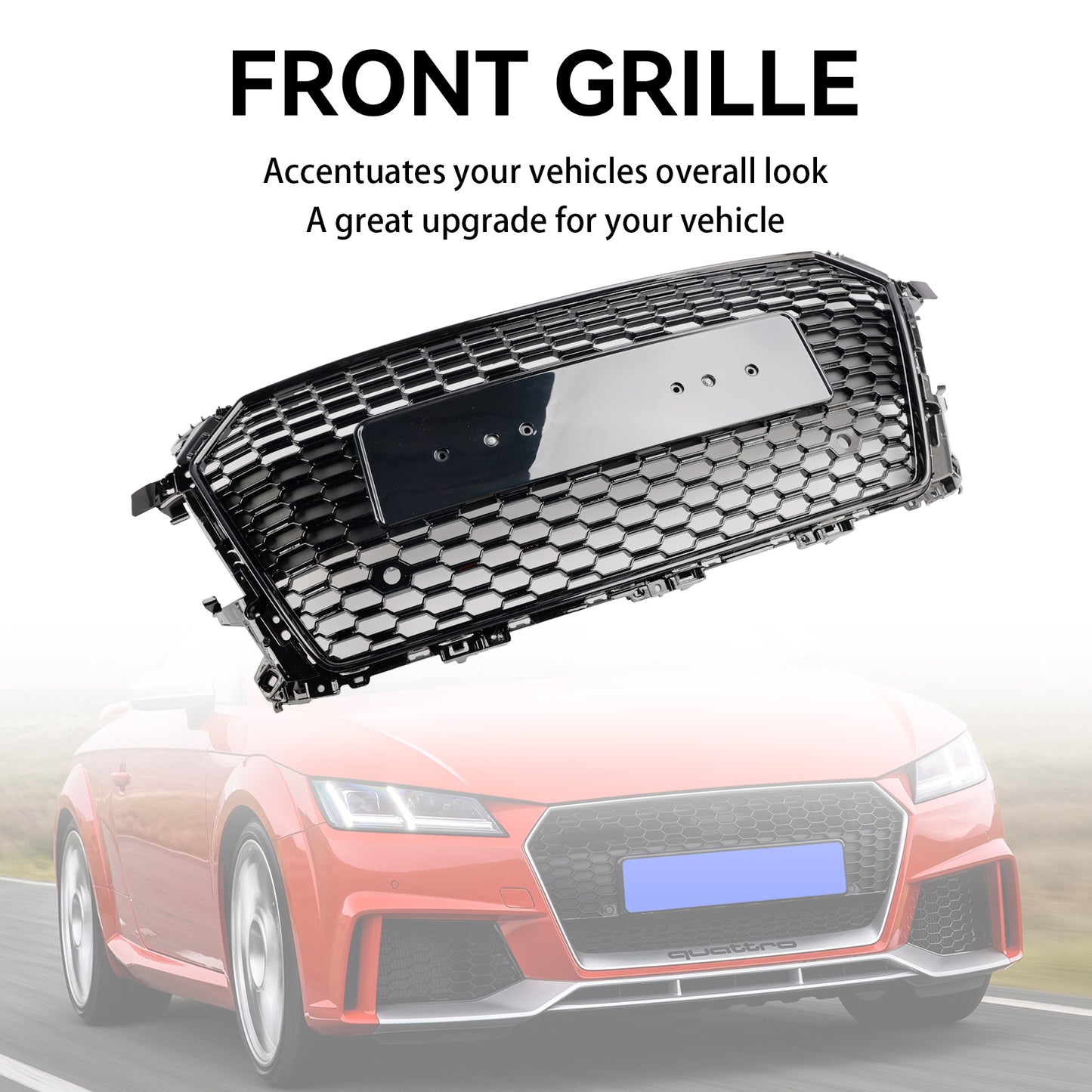 Griglia anteriore a nido d'ape Per Audi TT MK3 FV 8S RS Style 2014-2023