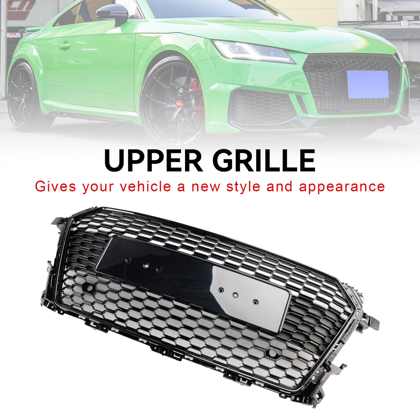 Griglia anteriore a nido d'ape Per Audi TT MK3 FV 8S RS Style 2014-2023