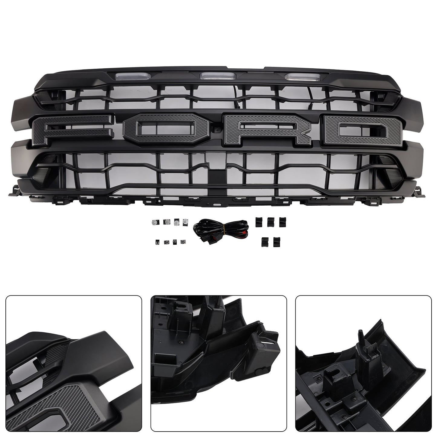 Griglia paraurti anteriore nera Ford F150 RAPTOR 2024+