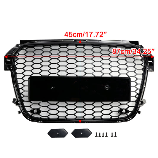 Griglia paraurti anteriore a nido d'ape Audi A1 S1 pre-facelift 2010-2015 nero lucido
