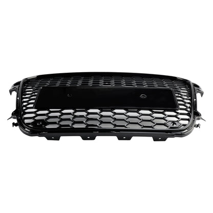 Per Audi A1 S1 pre-facelift 2010-2015 Griglia paraurti anteriore nero lucido