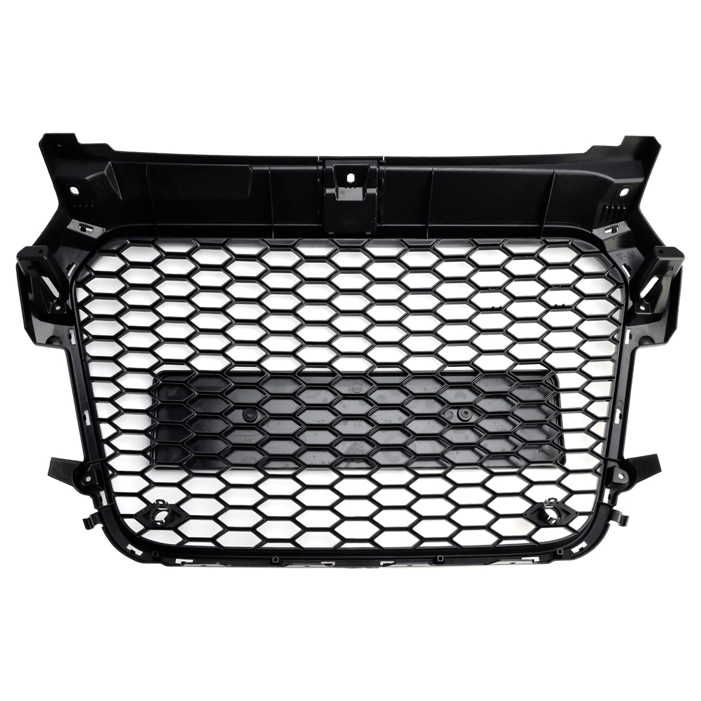 Per Audi A1 S1 pre-facelift 2010-2015 Griglia paraurti anteriore nero lucido