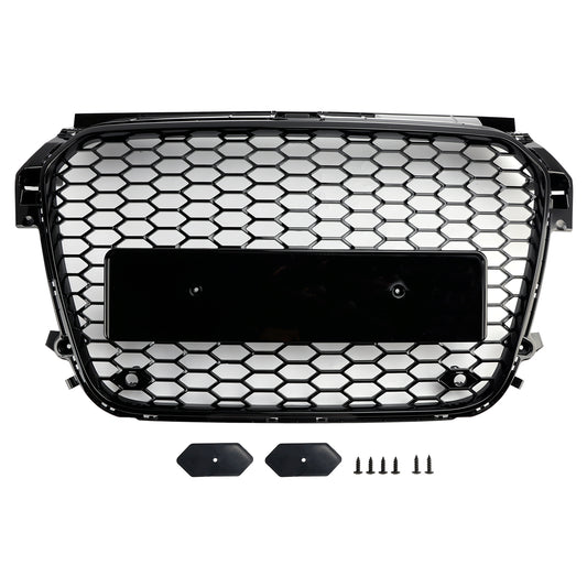 Griglia paraurti anteriore a nido d'ape Audi A1 S1 pre-facelift 2010-2015 nero lucido