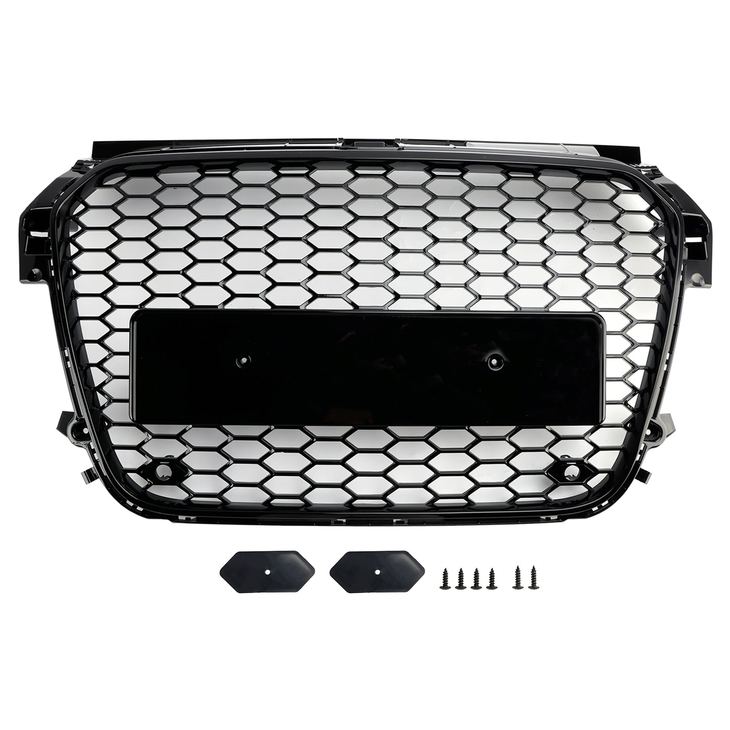 Per Audi A1 S1 pre-facelift 2010-2015 Griglia paraurti anteriore nero lucido