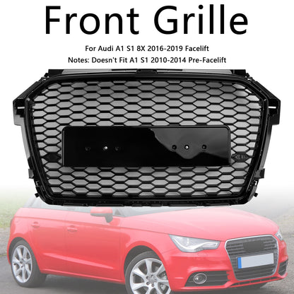 Audi A1 S1 8X Facelift 2016-2019 Griglia anteriore RS Style nera lucida