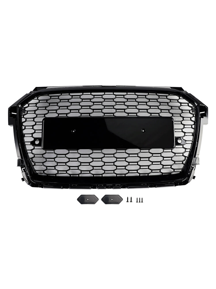 2016-2019 Audi A1 S1 8X Facelift Griglia paraurti a nido d'ape stile RS Nera