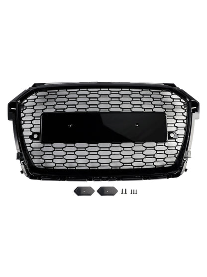 2016-2019 Audi A1 S1 8X Facelift Griglia paraurti a nido d'ape stile RS Nera