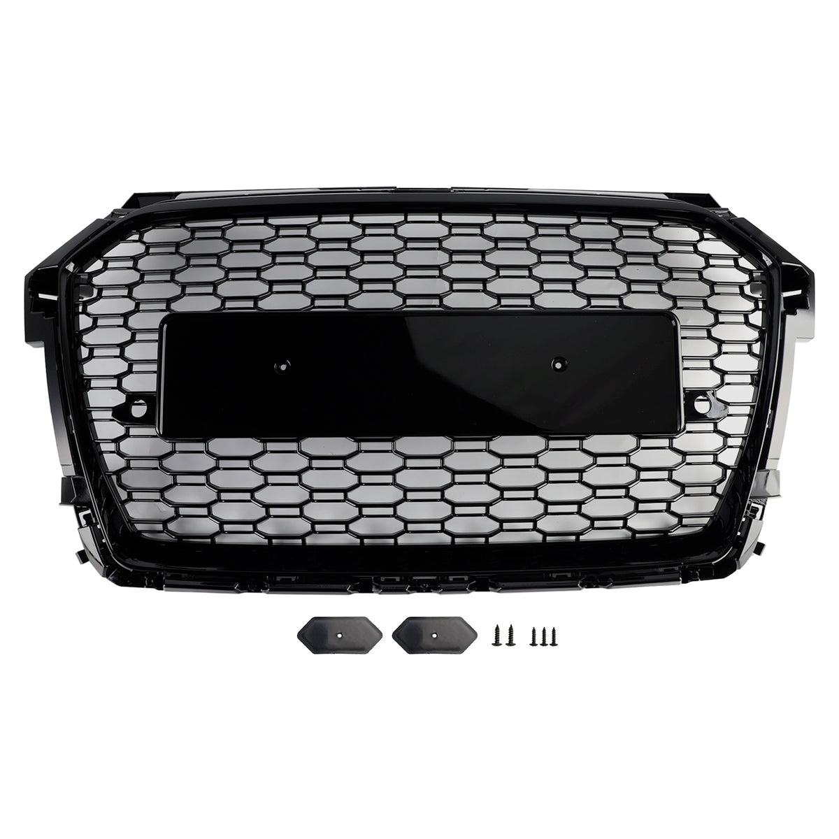 2016-2019 Audi A1 S1 8X Facelift Griglia paraurti a nido d'ape stile RS Nera