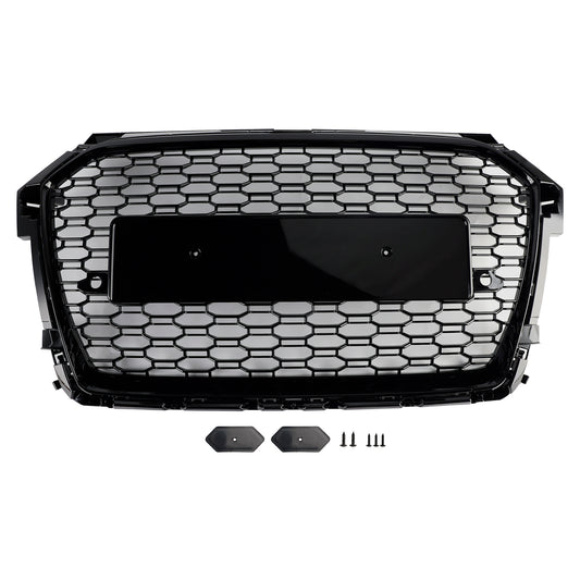 2016-2019 Audi A1 S1 8X Facelift Griglia paraurti a nido d'ape stile RS Nera