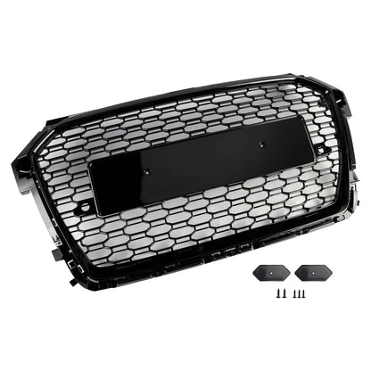 2016-2019 Audi A1 S1 8X Facelift Griglia paraurti a nido d'ape stile RS Nera