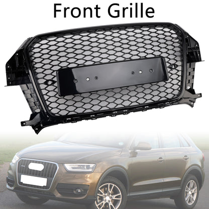 Griglia anteriore a nido d'ape Audi Q3 S-Line RSQ3 Style 2011-2015 nero lucido 5060531048501