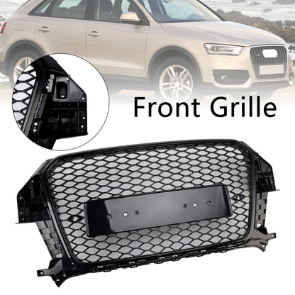 Griglia anteriore a nido d'ape Audi Q3 S-Line RSQ3 Style 2011-2015 nero lucido 5060531048501